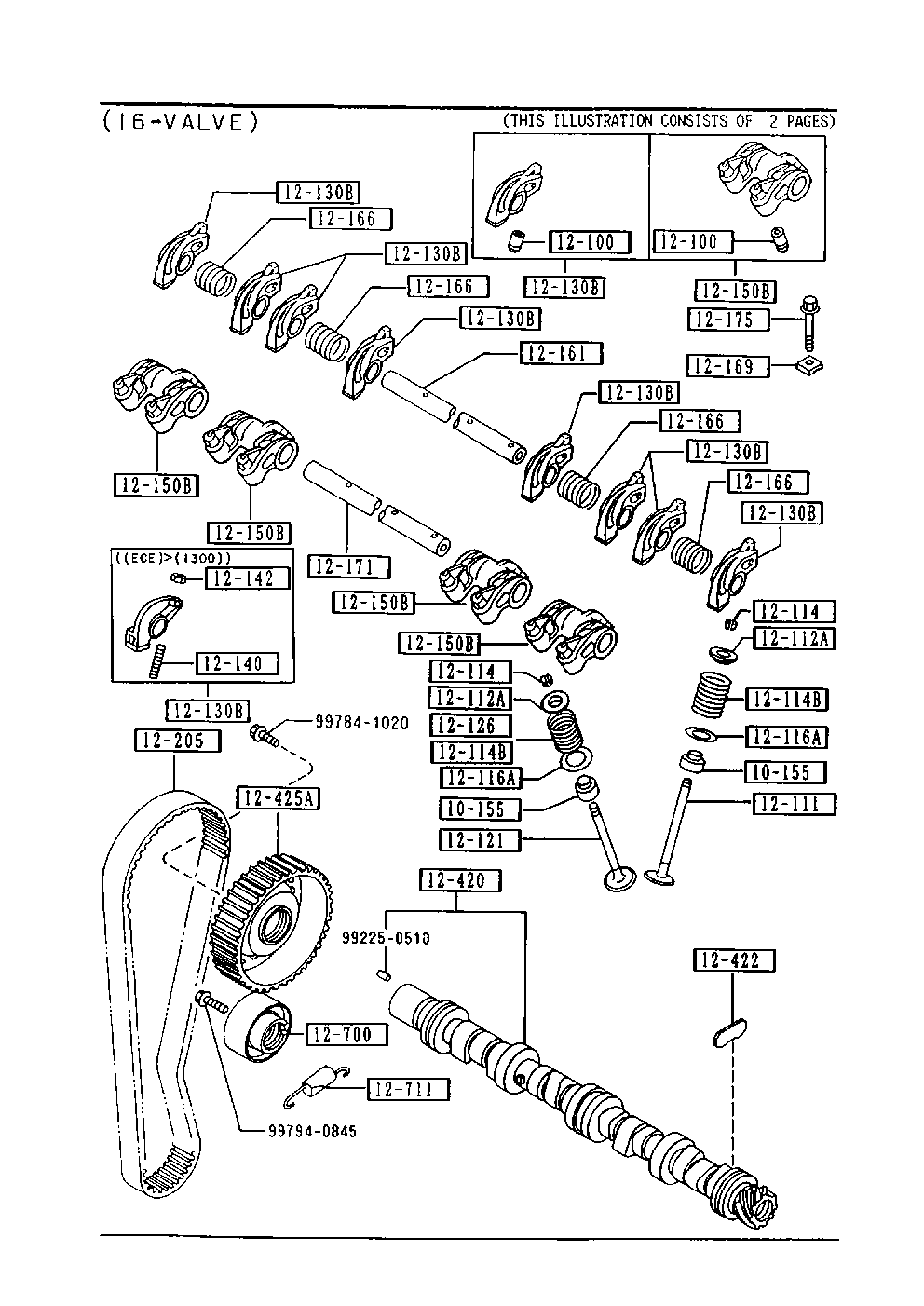 MAZDA B660-10-155 - Уплотнительное кольцо, стержень клапана unicars.by