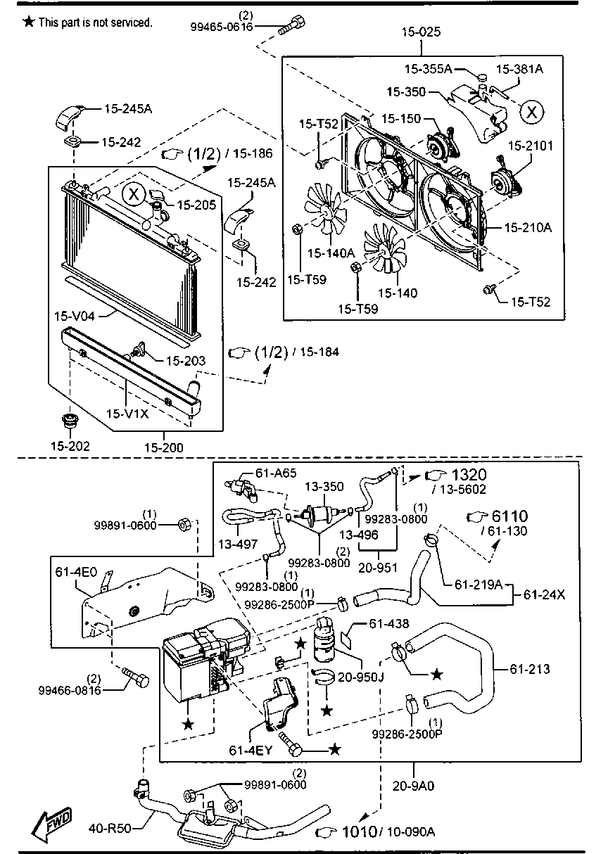 Mercury AJA4-15-205 - Крышка горловины радиатора unicars.by