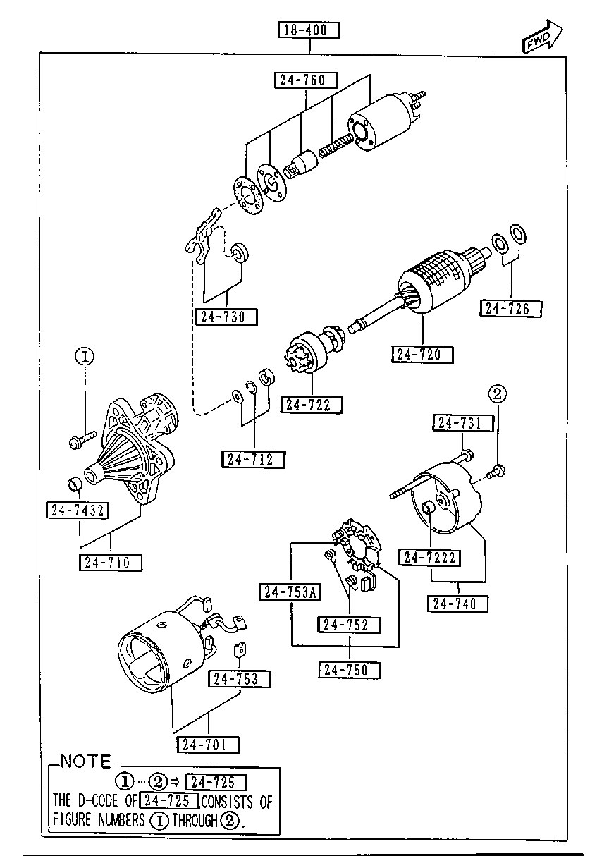 MAZDA E356-18-X05 - LEVER unicars.by