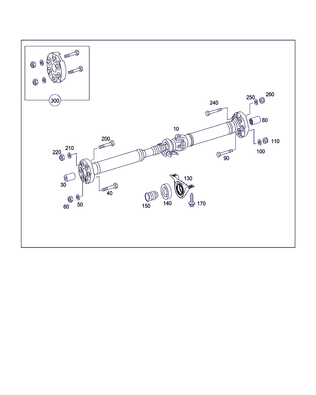 Mercedes-Benz A 007 990 02 04 - Воротковый винт, карданный вал unicars.by