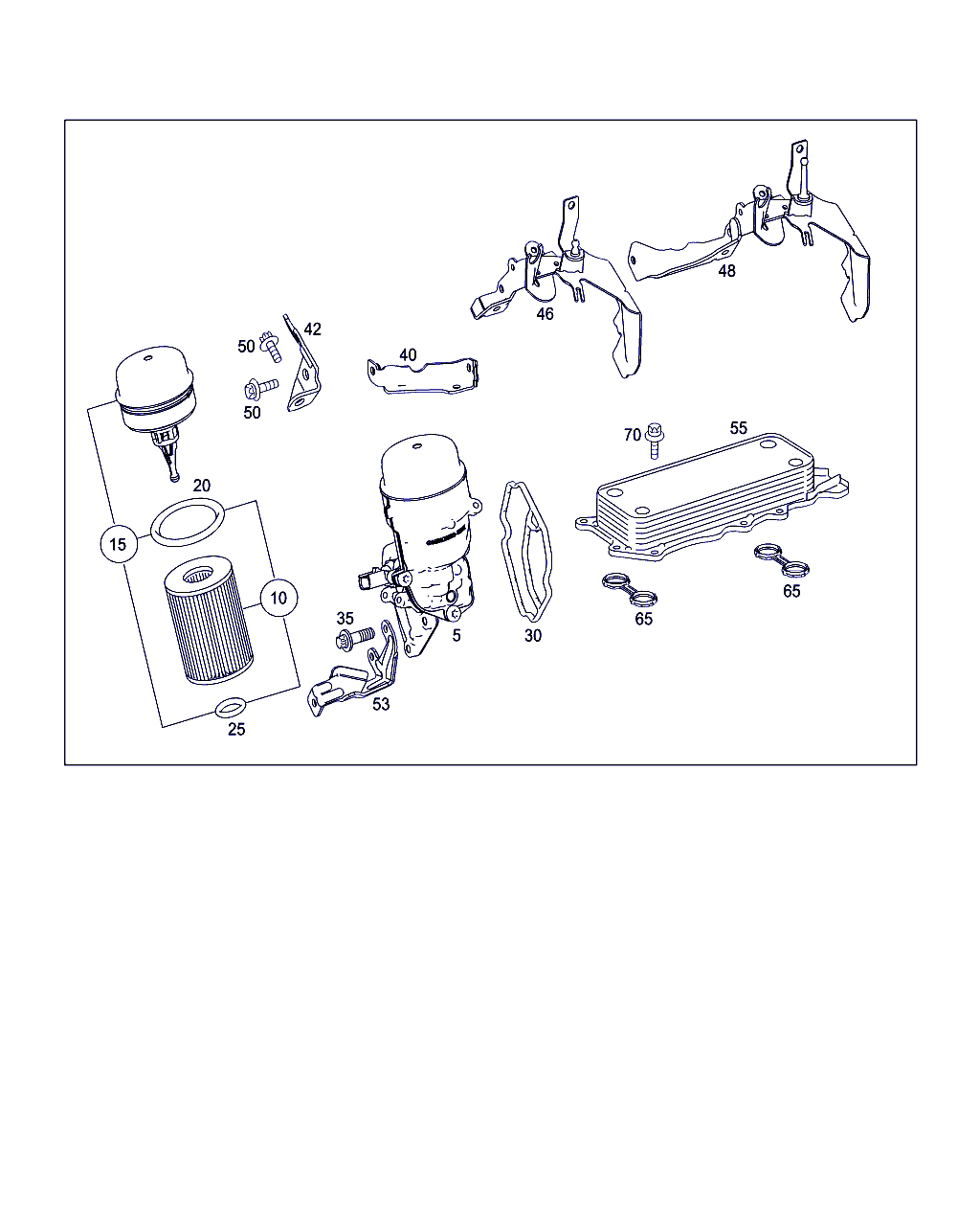 Mercedes-Benz A 642 180 01 65 - Масляный радиатор, двигательное масло unicars.by