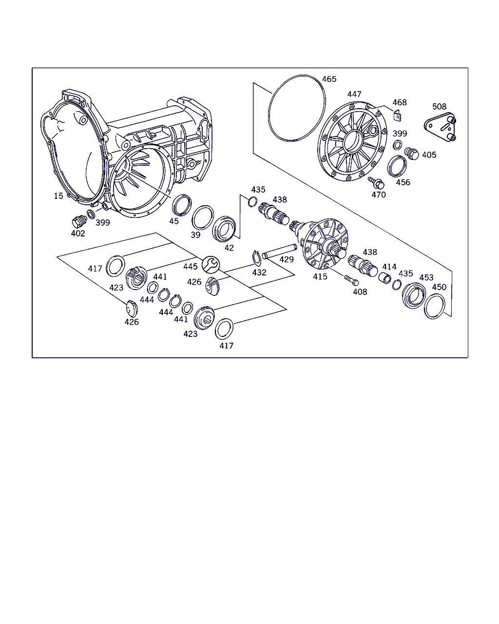 Mercedes-Benz A 631 980 00 02 - Подшипник ступицы колеса unicars.by