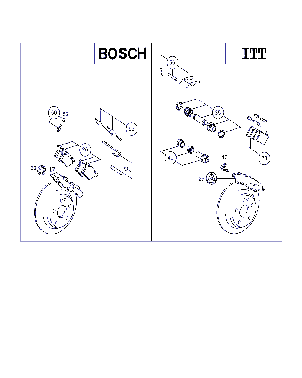 Mercedes-Benz A 002 420 48 20 - Тормозные колодки, дисковые, комплект unicars.by