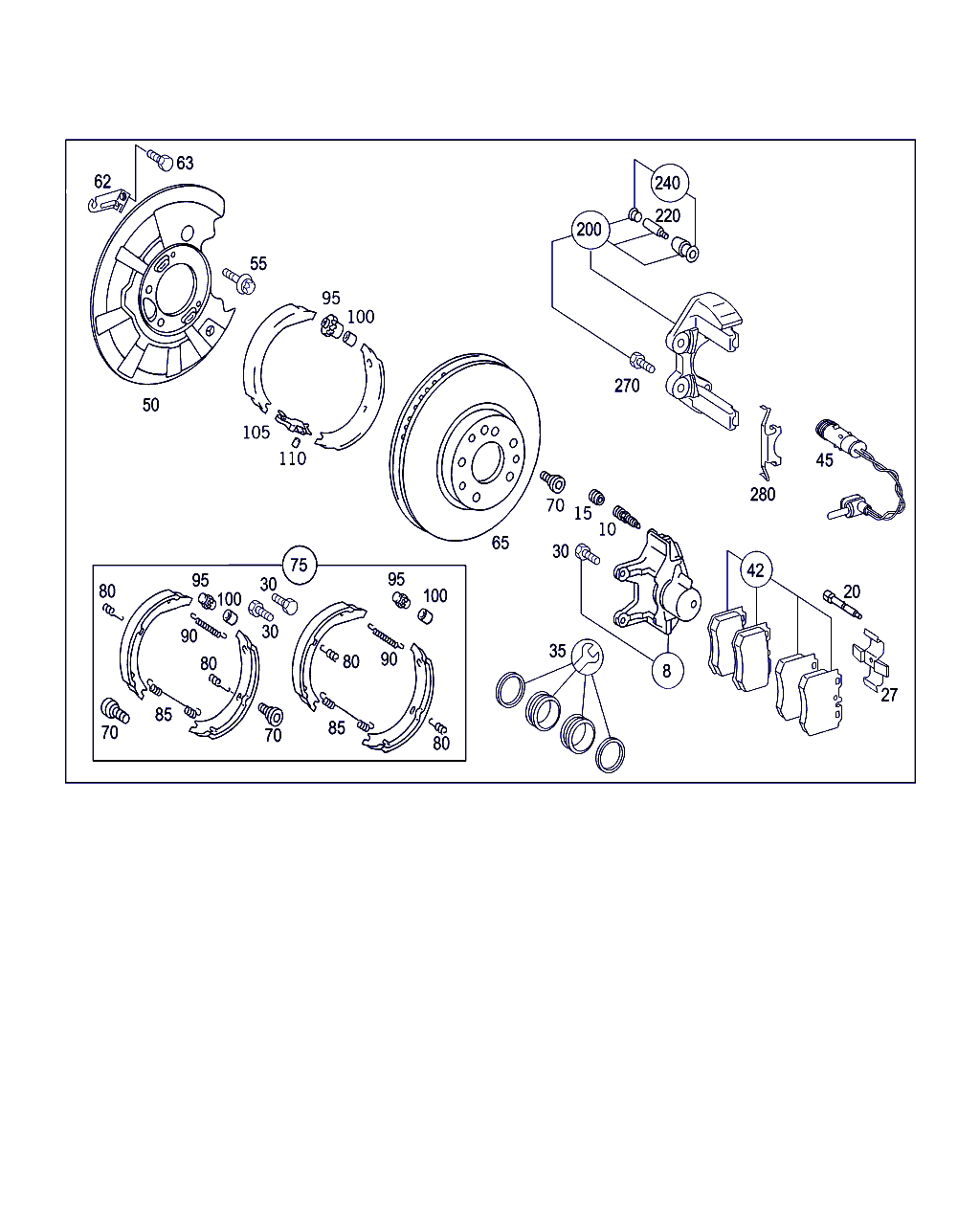 Mercedes-Benz A 220 423 01 12 - Тормозной диск unicars.by