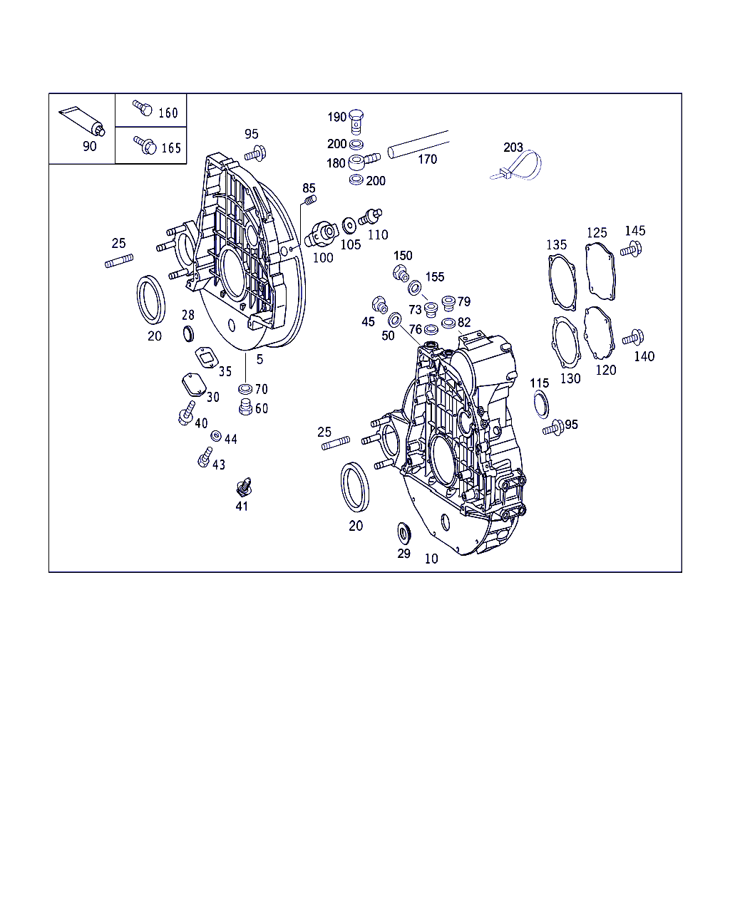 Mercedes-Benz A 001 989 89 20 - Прокладка, масляная ванна unicars.by