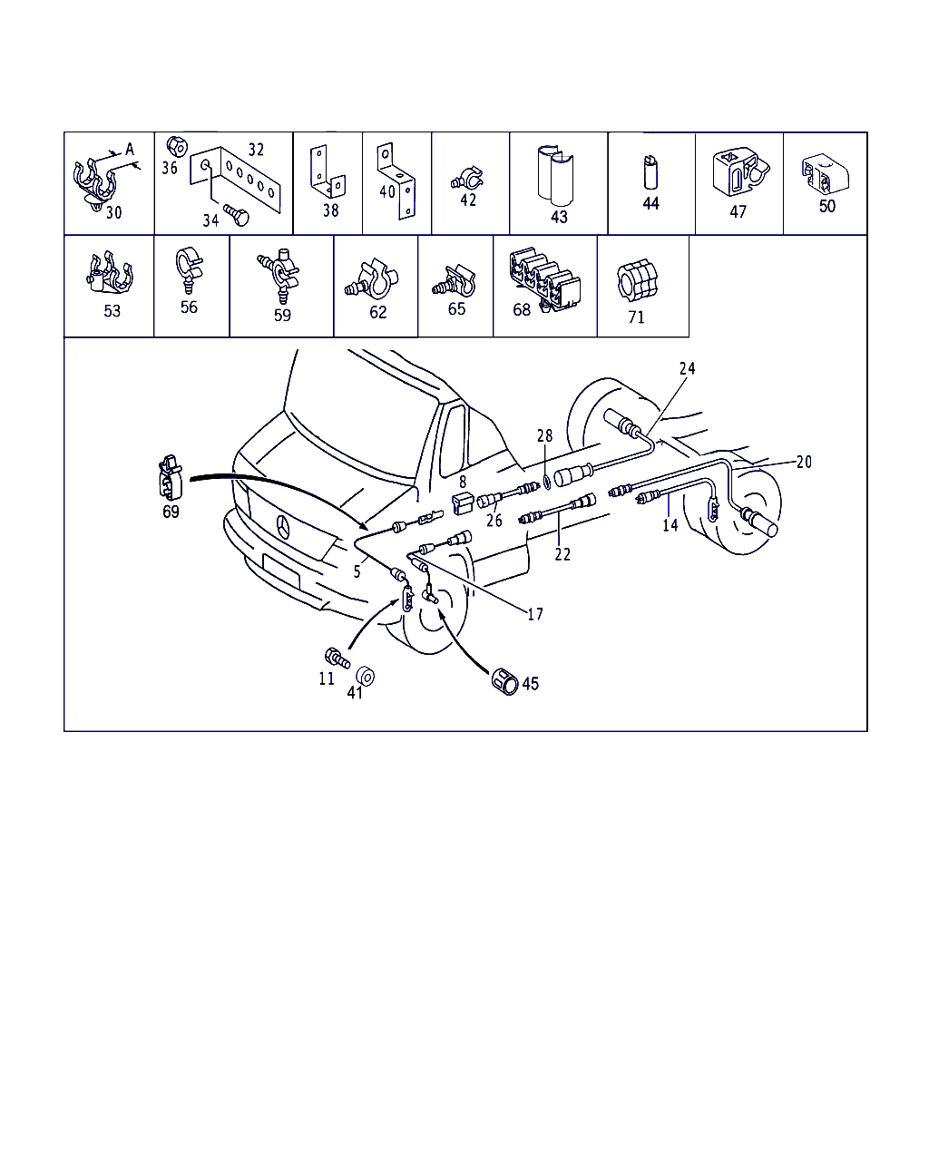 Mercedes-Benz A 001 990 82 04 - Болт, система выпуска unicars.by