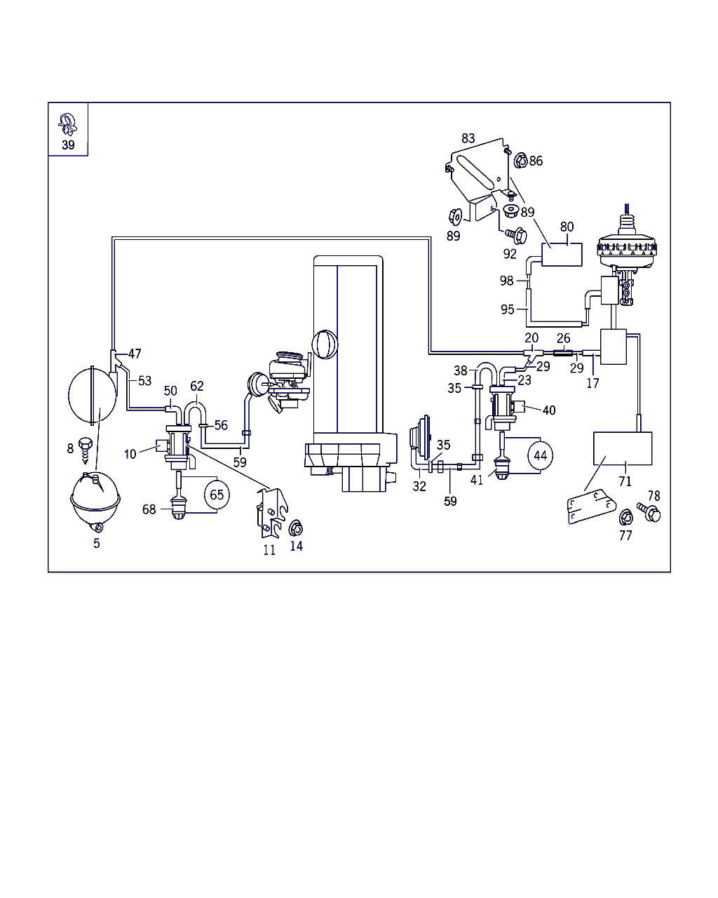 Mercedes-Benz A 202 990 02 36 - Болт, система выпуска unicars.by