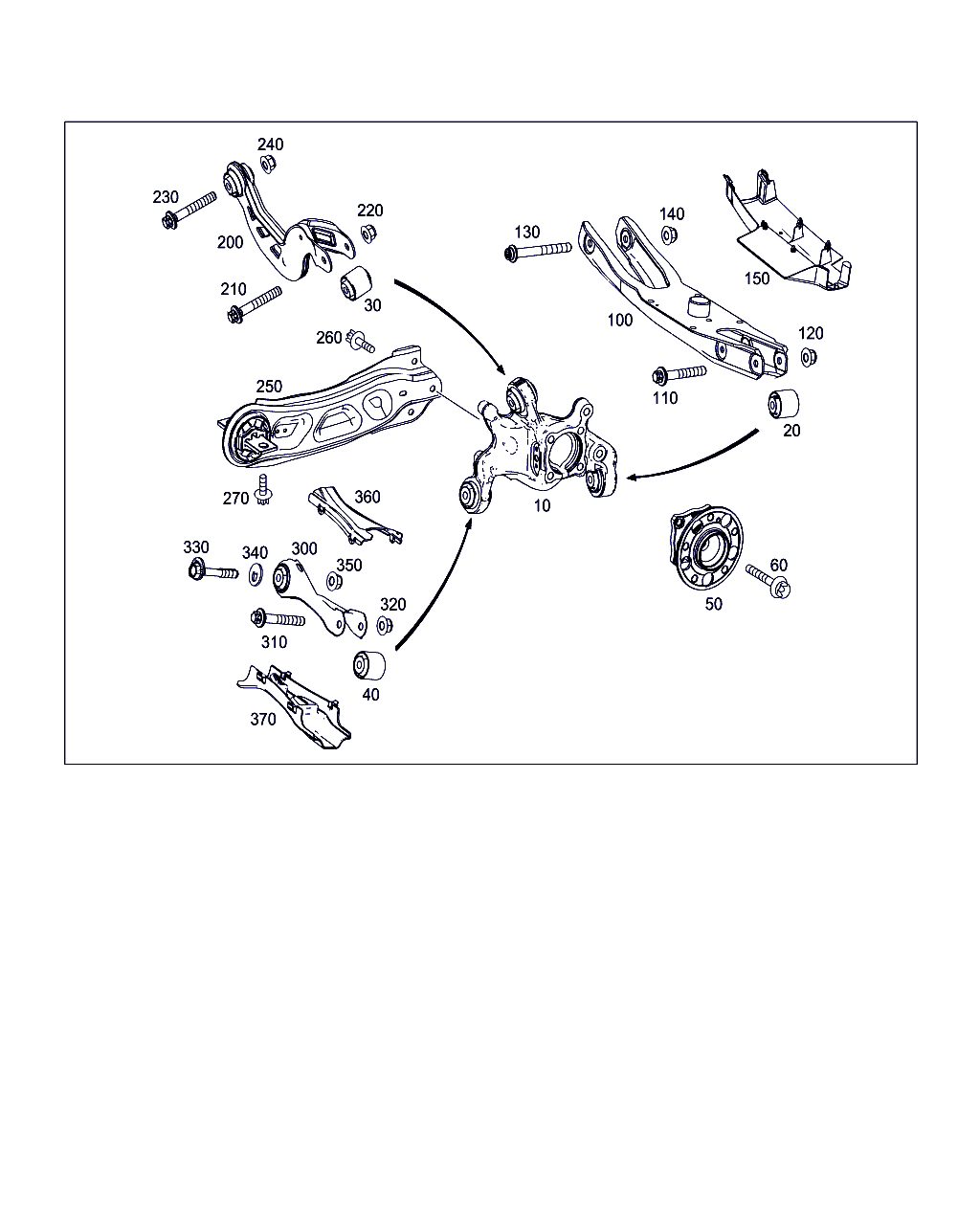 Mercedes-Benz N 000000 000437 - Ремкомплект, подвеска колеса unicars.by