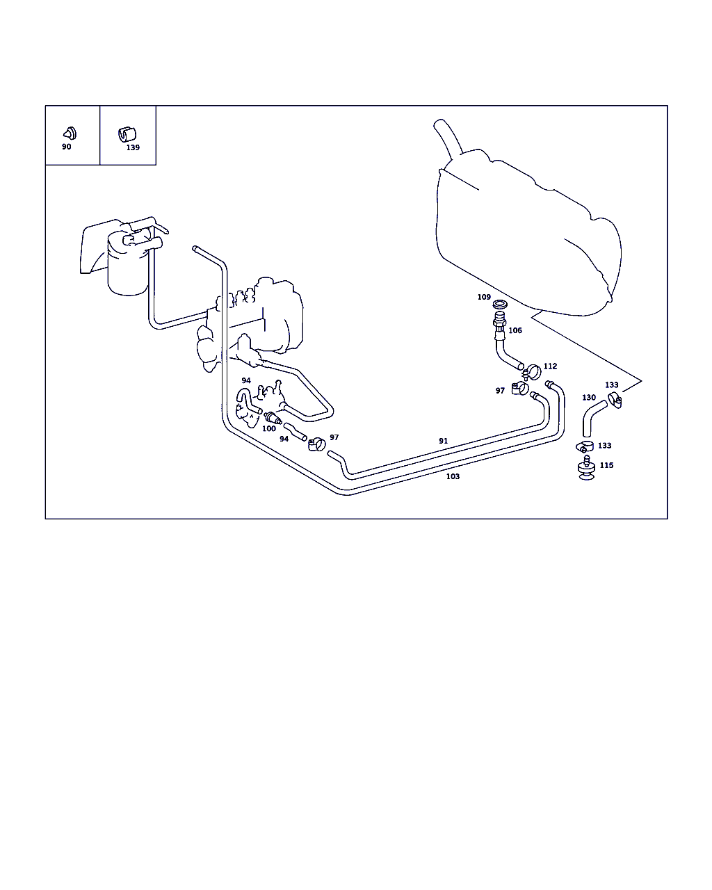 Mercedes-Benz A 001 477 63 01 - Топливный фильтр unicars.by