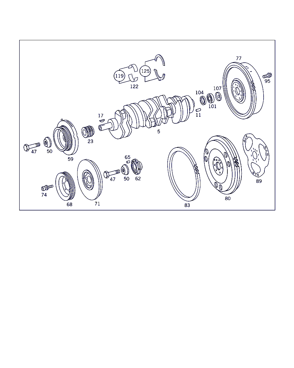 Mercedes-Benz A 602 052 00 03 - Шестерня, коленчатый вал unicars.by