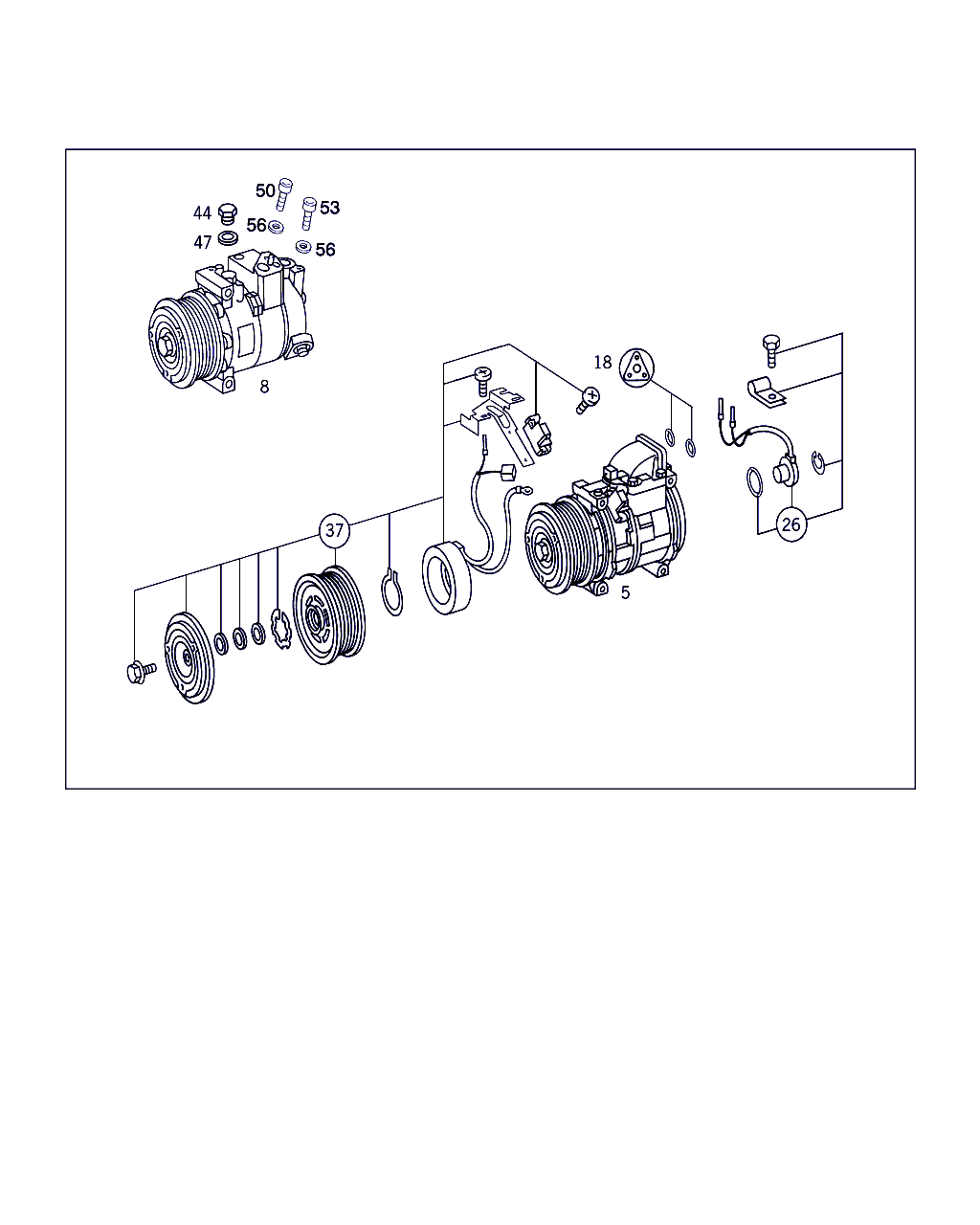 Mercedes-Benz A 000 230 06 11 - Компрессор кондиционера unicars.by