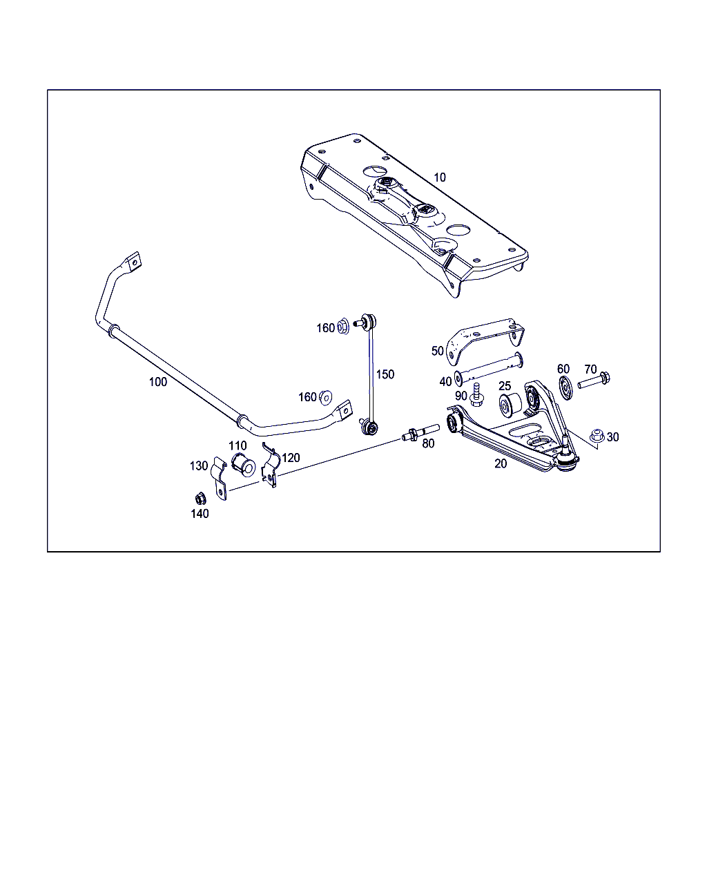 Mercedes-Benz A 451 320 01 89 - Тяга / стойка, стабилизатор unicars.by