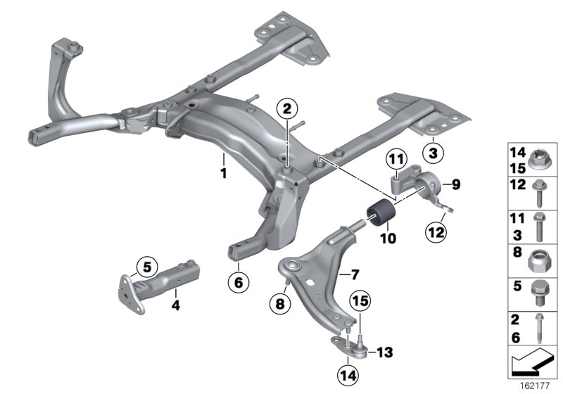 BMW 31 12 6 772 303 - Шаровая опора, несущий / направляющий шарнир unicars.by