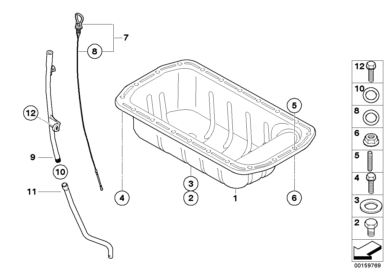 BMW 11137804899 - Масляный поддон unicars.by