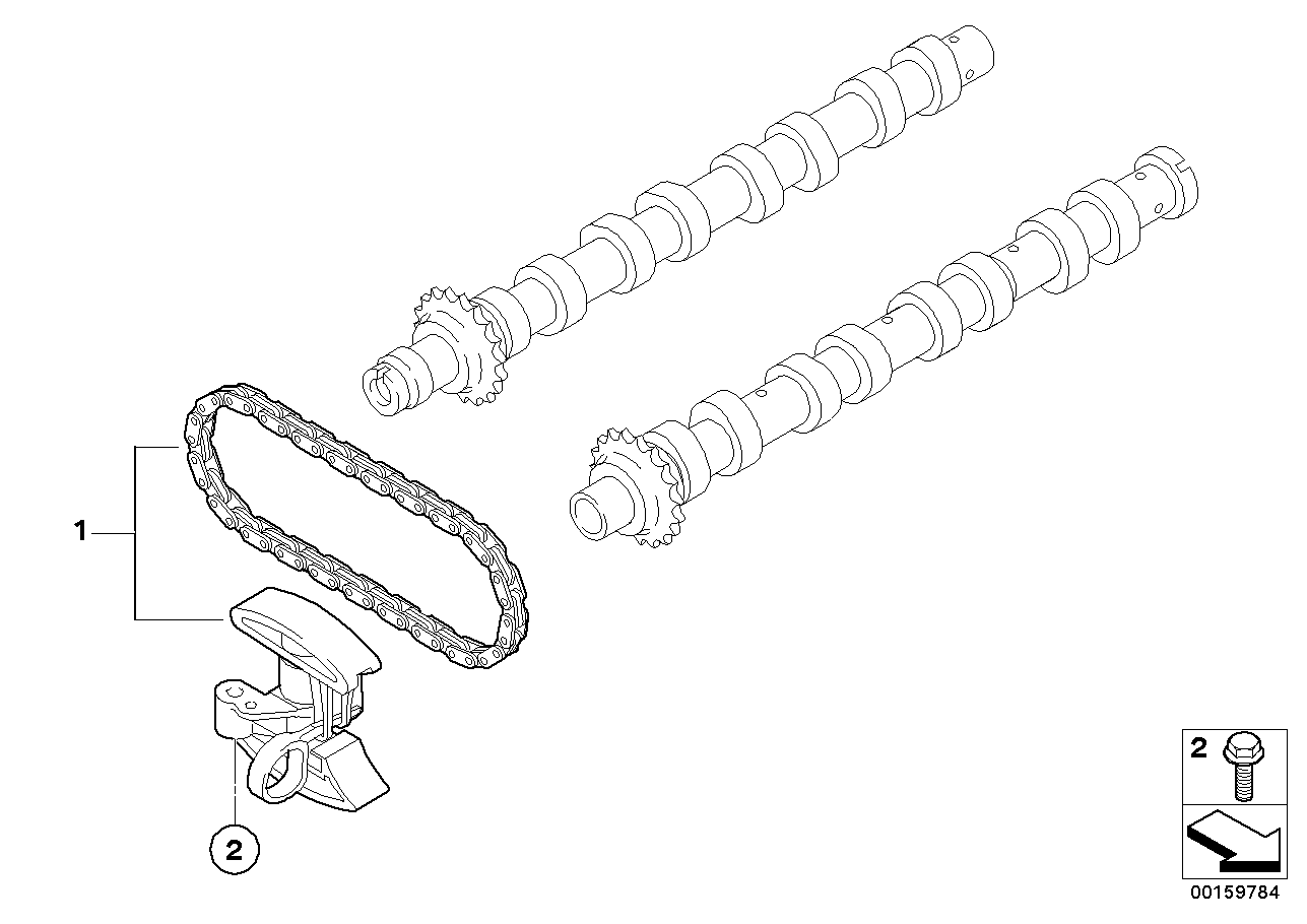 BMW 11 31 7 805 967 - Комплект цепи привода распредвала unicars.by