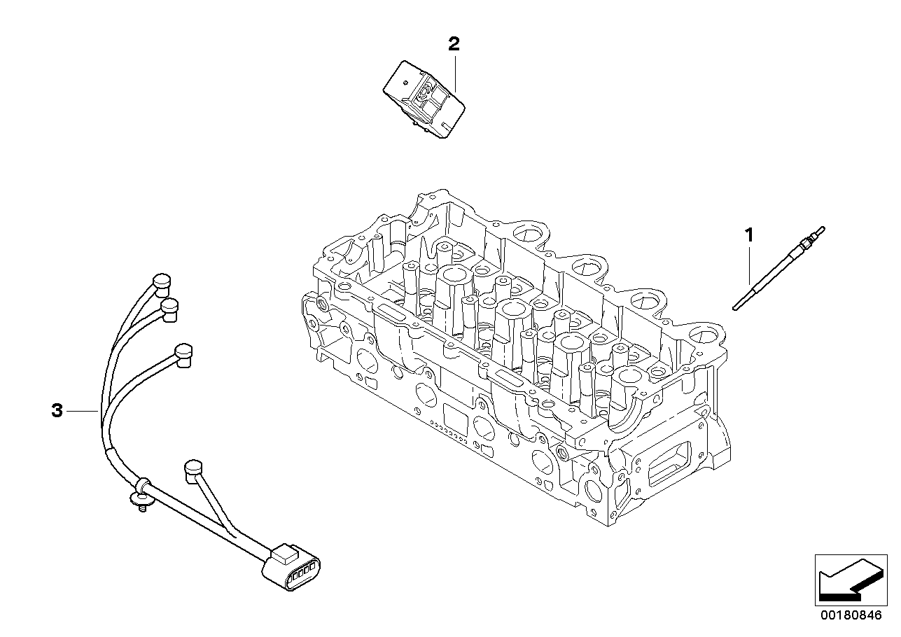 Mitsubishi 12237806041 - Свеча накаливания unicars.by