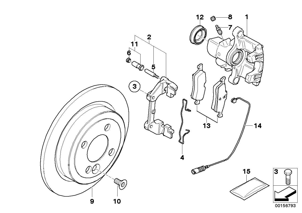 BMW 34216757247 - Тормозной суппорт unicars.by