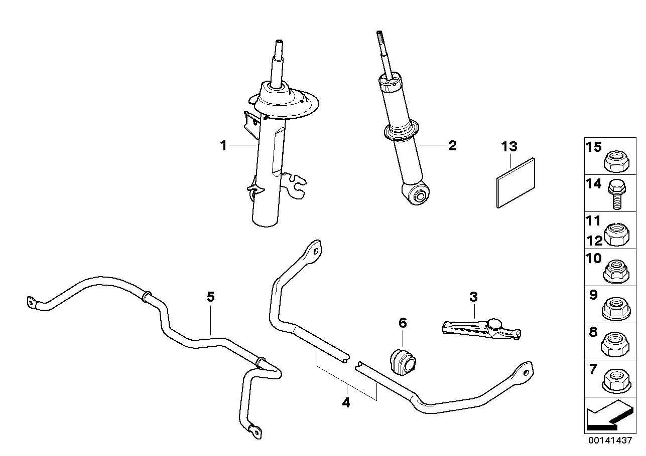 BMW 31331095755 - Гайка, выпускной коллектор unicars.by