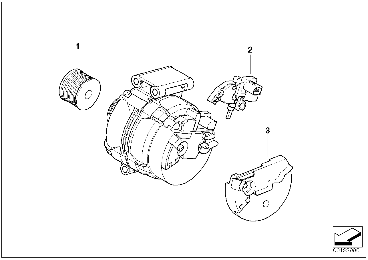 BMW 12 31 7 531 386 - Регулятор напряжения, генератор unicars.by