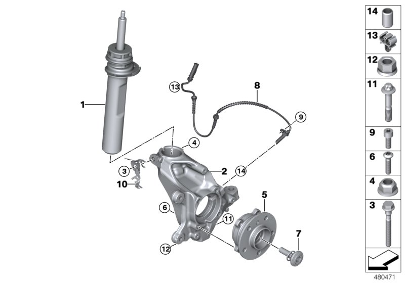 BMW 31206874443 - Комплект подшипника ступицы колеса unicars.by