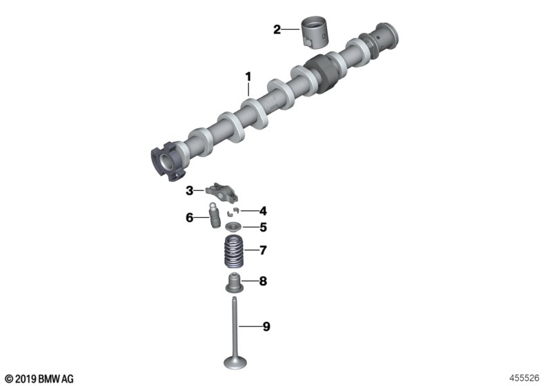 BMW 11 34 0 035 888 - Комплект прокладок, стержень клапана unicars.by