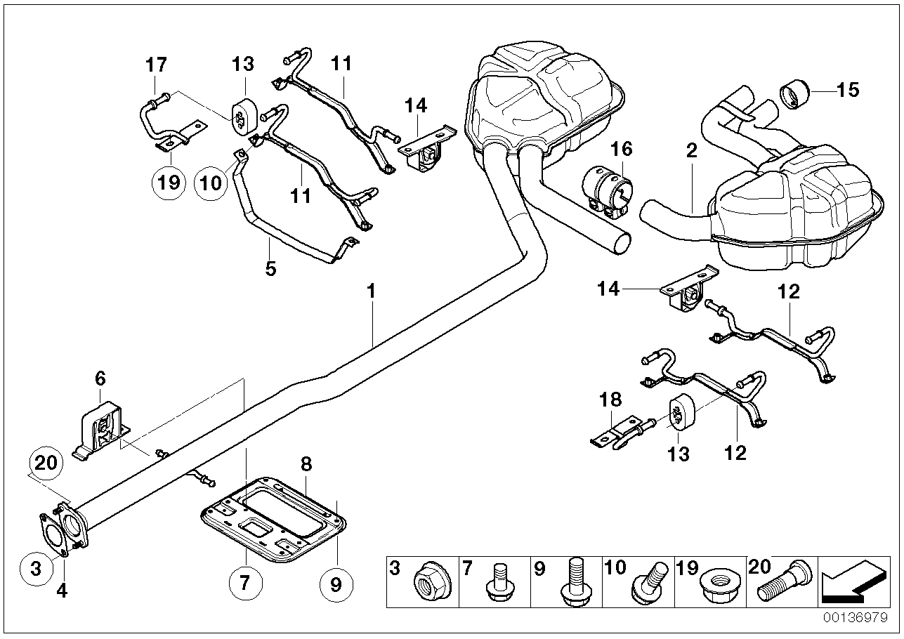 BMW 07130757758 - Гайка, выпускной коллектор unicars.by