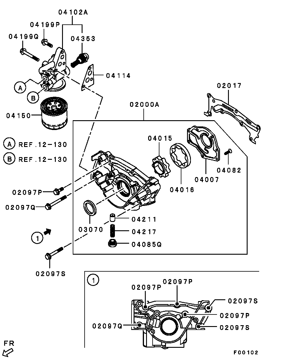 Mitsubishi MD35 2626 - Масляный фильтр unicars.by