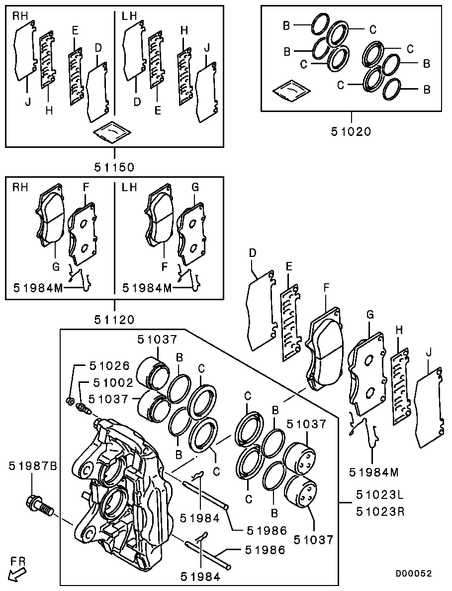 TOYOTA 4605A483 - Тормозные колодки, дисковые, комплект unicars.by