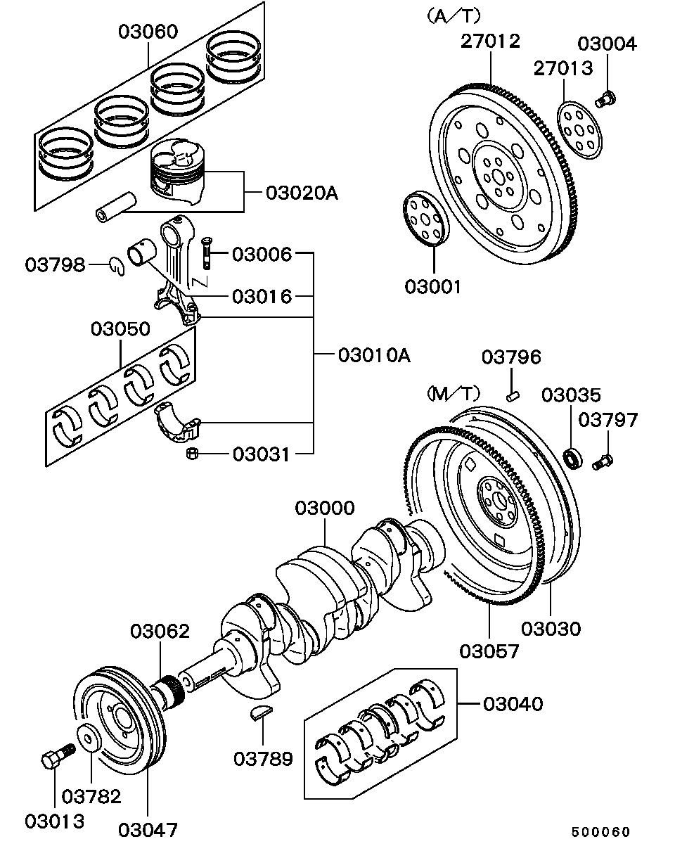 Mitsubishi MD002613 - Центрирующий опорный подшипник, система сцепления unicars.by