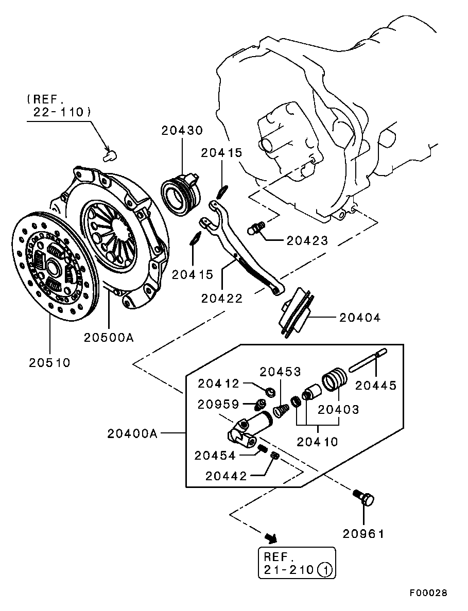 Hyundai MD802110 - Нажимной диск сцепления unicars.by