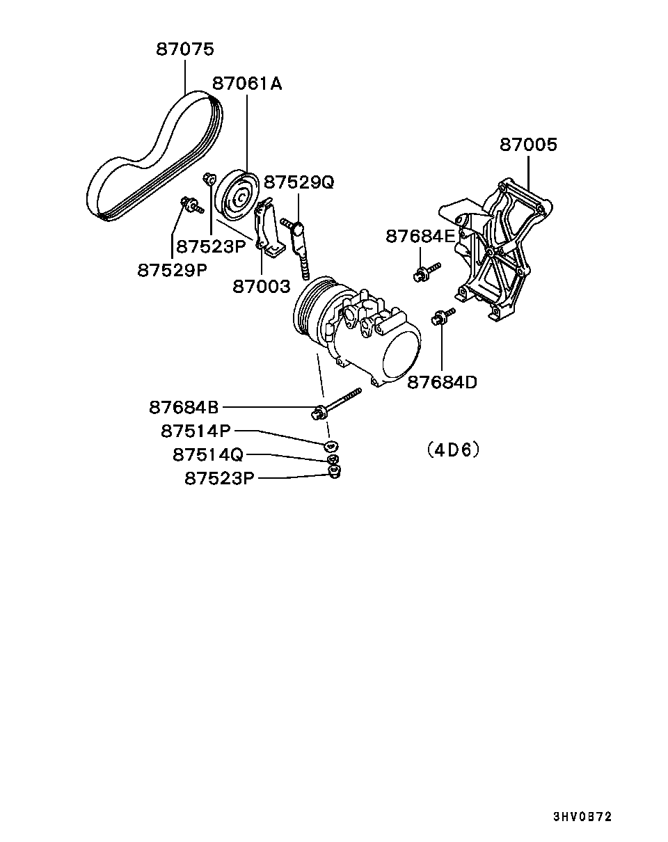 Mitsubishi MD337407 - Поликлиновой ремень unicars.by