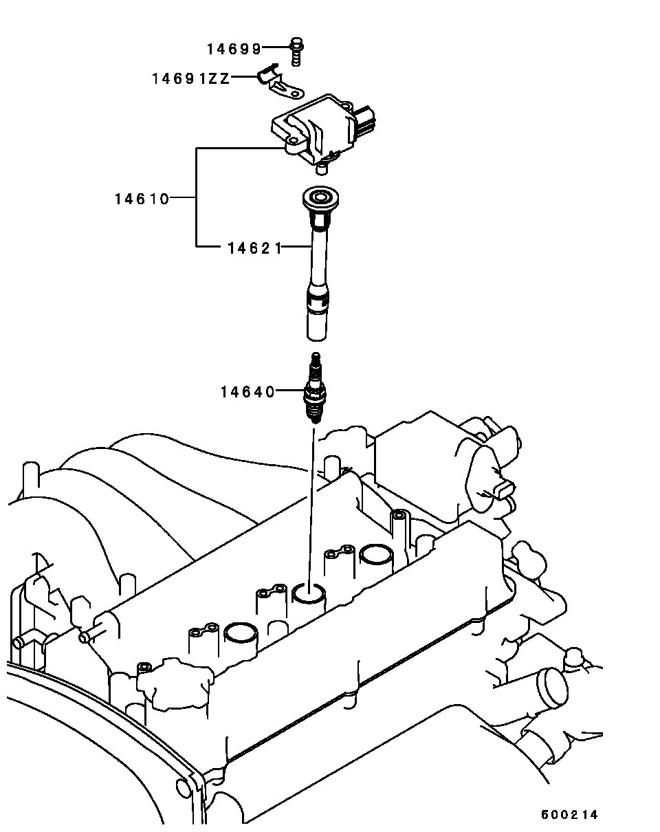 Mitsubishi MD 360 019 - Свеча зажигания unicars.by