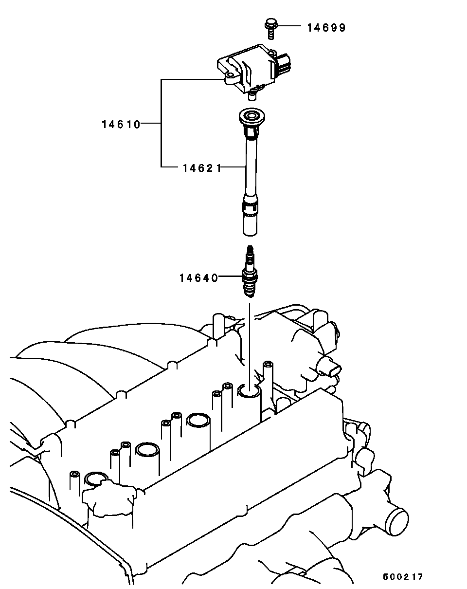 Mitsubishi MD362915 - Катушка зажигания unicars.by