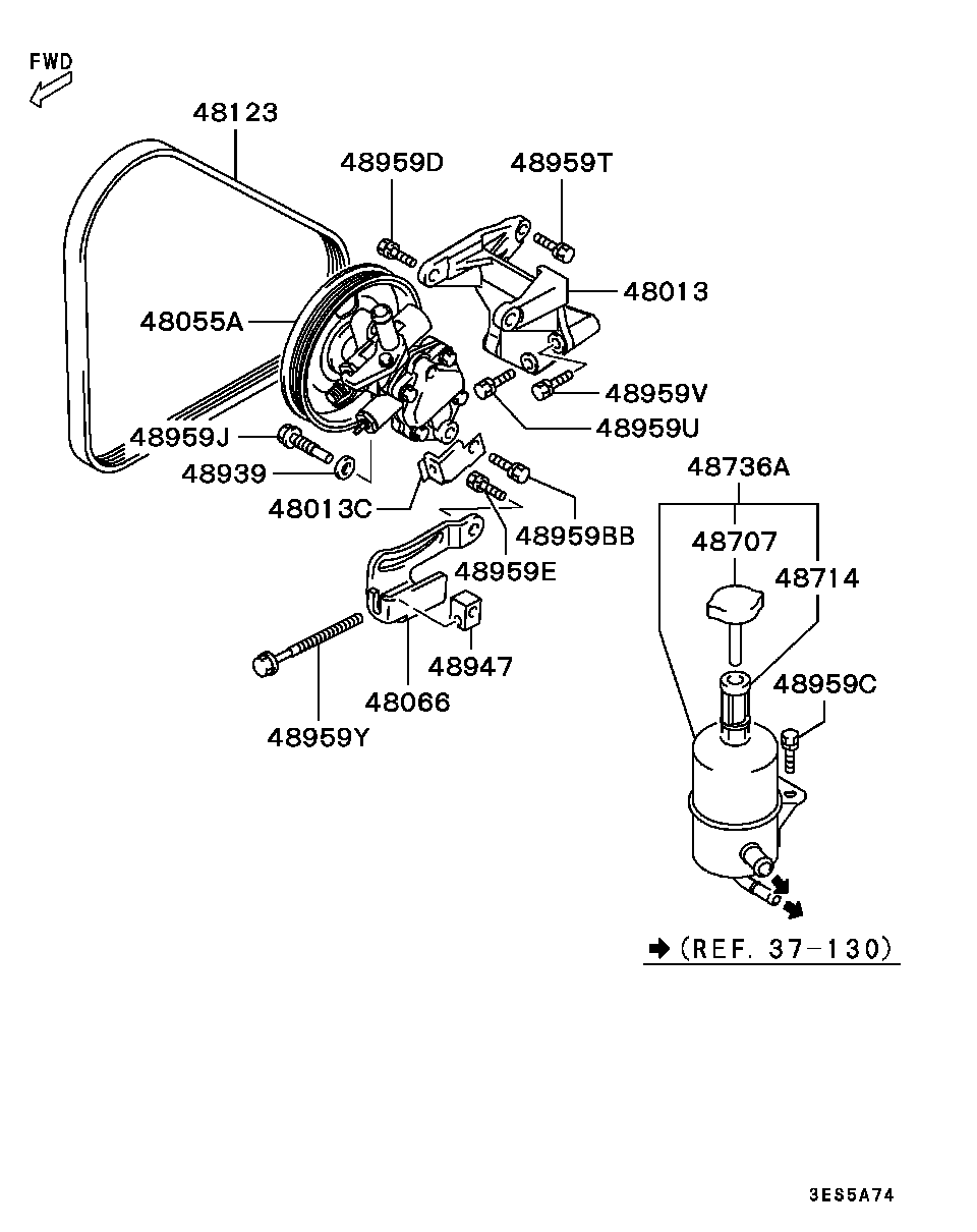 Daihatsu MD344478 - Поликлиновой ремень unicars.by