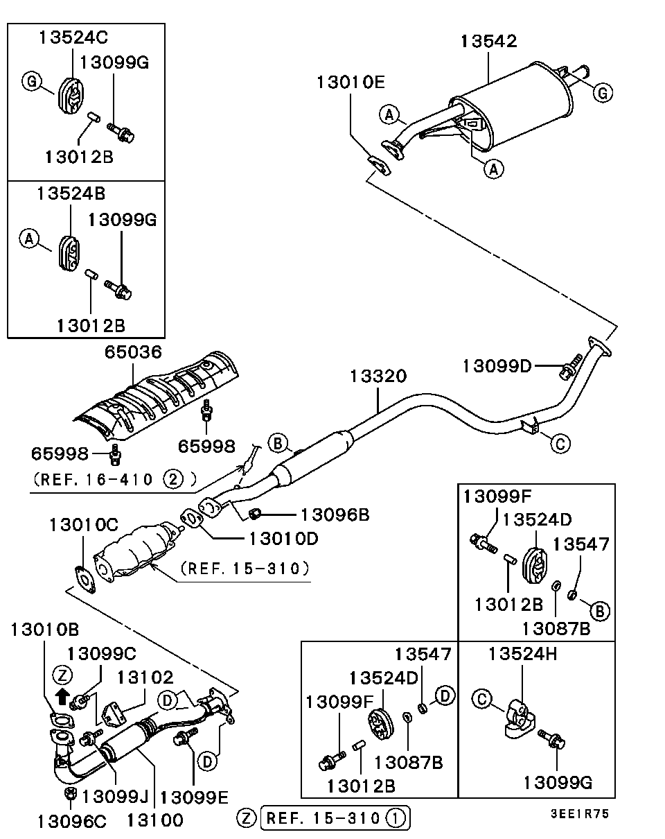 Mitsubishi MB612366 - Втулка стабилизатора unicars.by