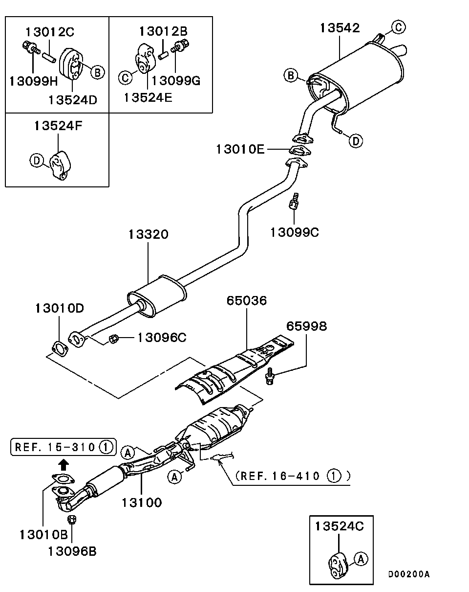 Mitsubishi MR 514 734 - Втулка стабилизатора unicars.by