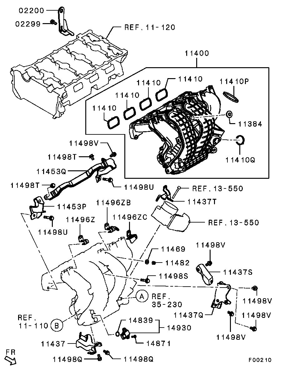 Mitsubishi MF244849 - Болт, система выпуска unicars.by