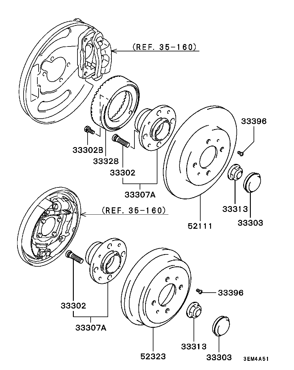 Mitsubishi MB84 4919 - Комплект подшипника ступицы колеса unicars.by