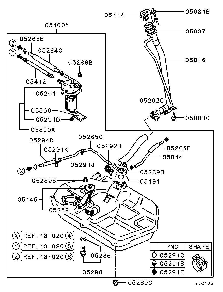 Jeep MB91 2304 - Топливный насос unicars.by