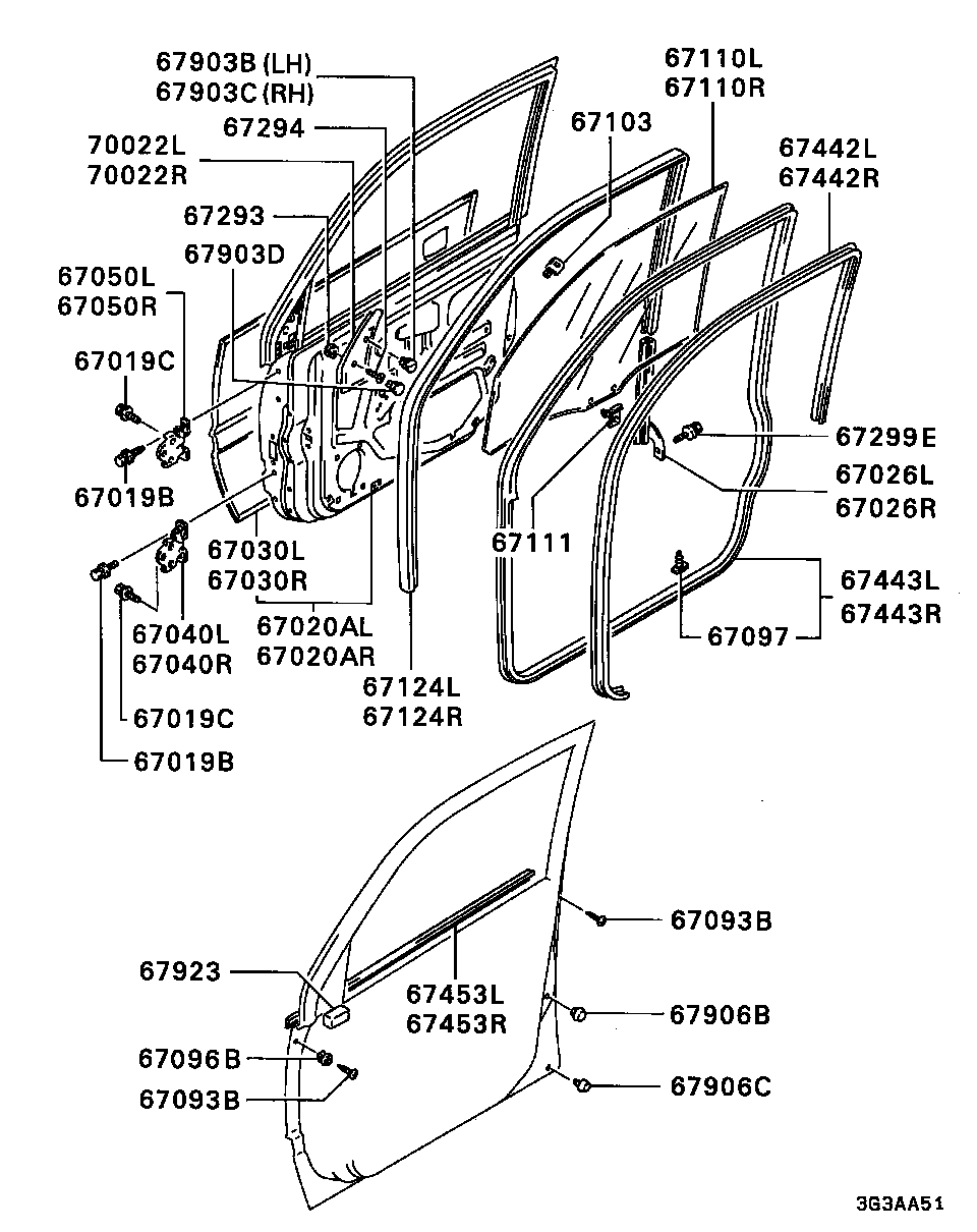 Mitsubishi MU810517 - Зажим, клипса, молдинг unicars.by