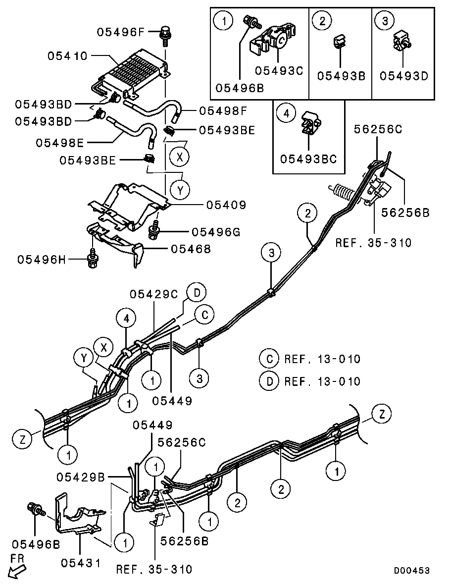 Mitsubishi MS240126 - Болт, система выпуска unicars.by