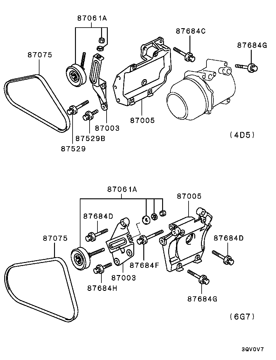 Mitsubishi MB272651 - Клиновой ремень, поперечные рёбра unicars.by