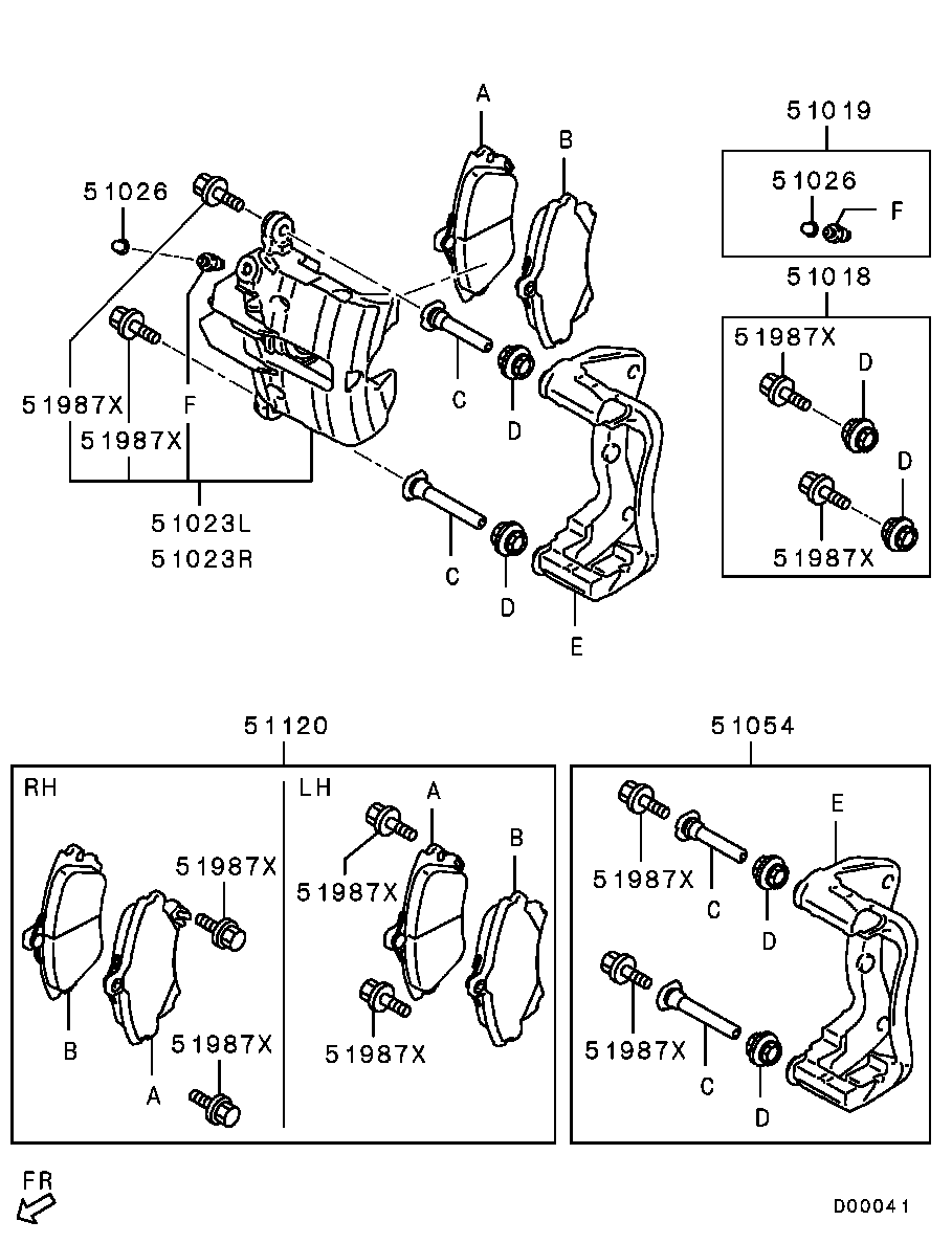 Mitsubishi 4605A178 - Тормозной суппорт unicars.by