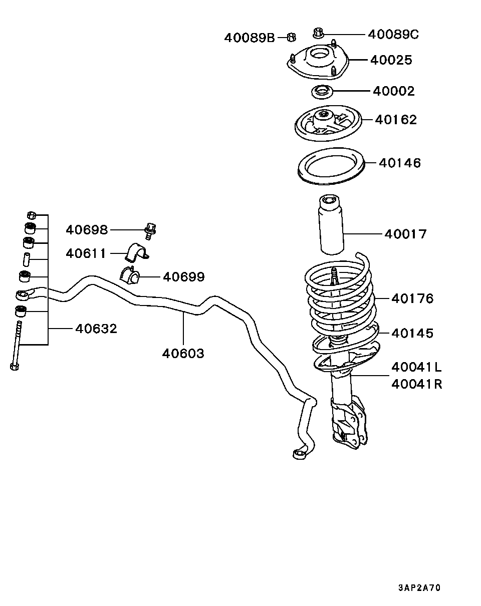 Volvo MR316535 - Опора стойки амортизатора, подушка unicars.by