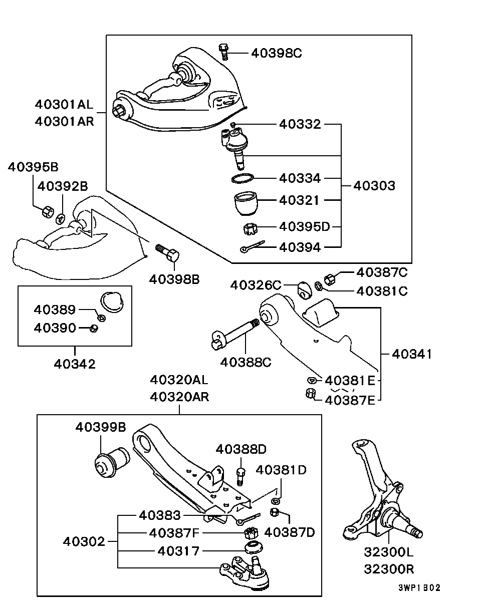 Mitsubishi MR273683 - Рычаг подвески колеса unicars.by