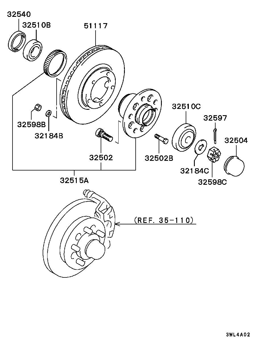 Alfa Romeo MB633087 - Комплект подшипника ступицы колеса unicars.by