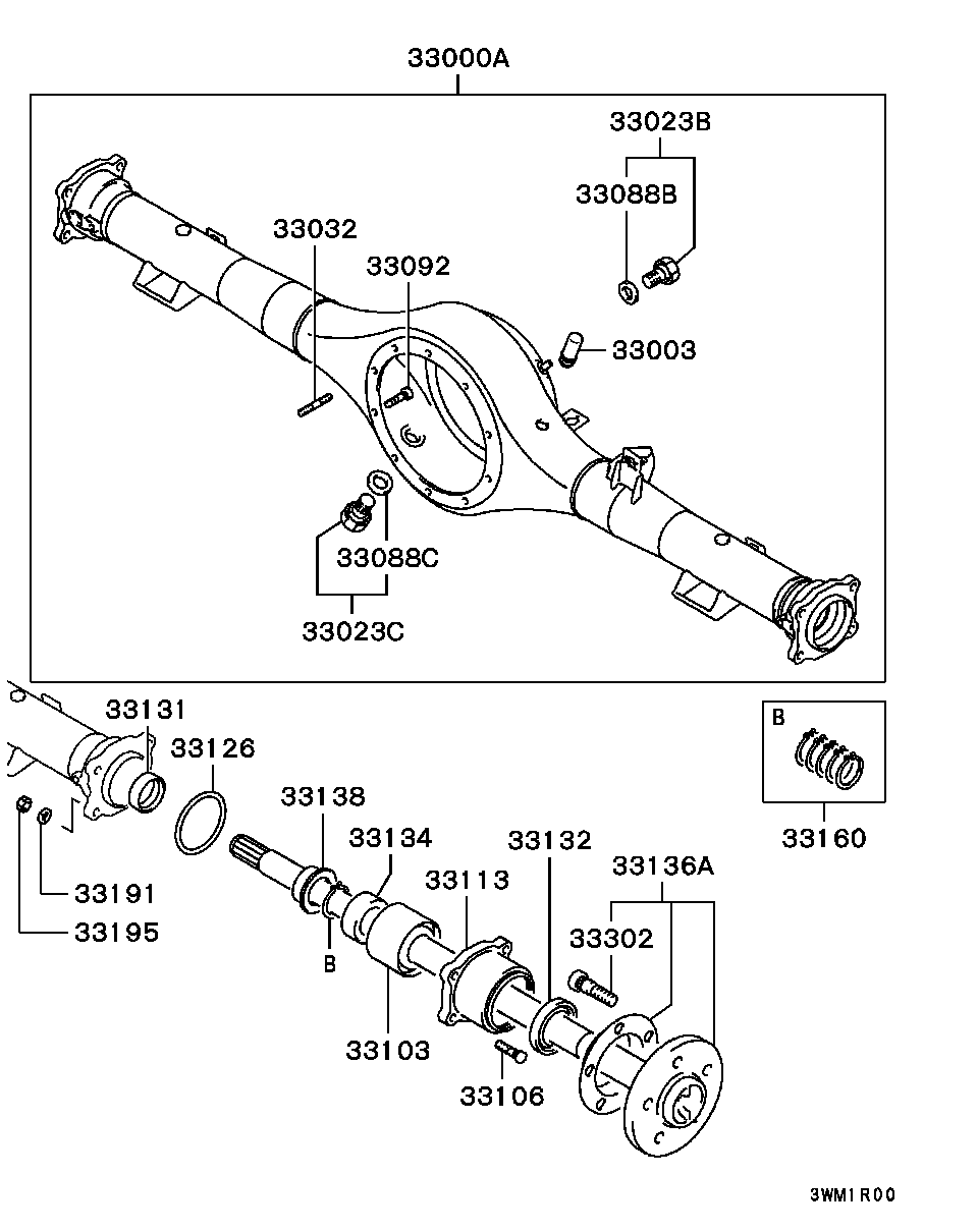 Chrysler MB664447 - Подшипник ступицы колеса unicars.by