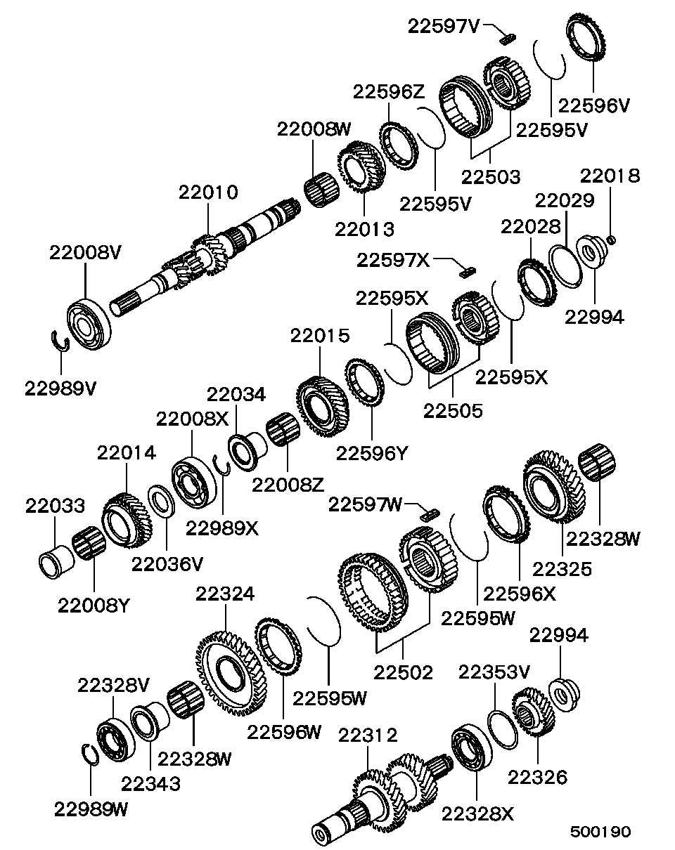 Mitsubishi MD718030 - Подшипник коленвала unicars.by