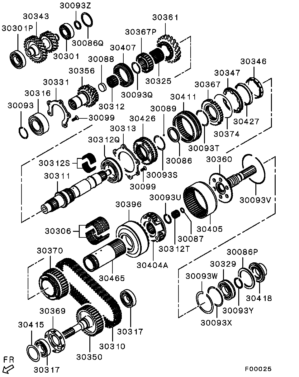 Mitsubishi MD704120 - Подшипник, вал вентилятора системы охлаждения двигателя unicars.by