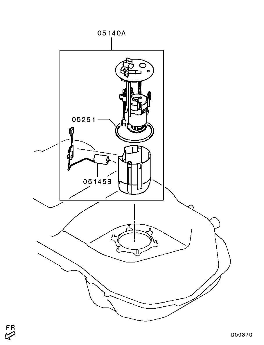 Mitsubishi 1760A189 - Топливный насос unicars.by